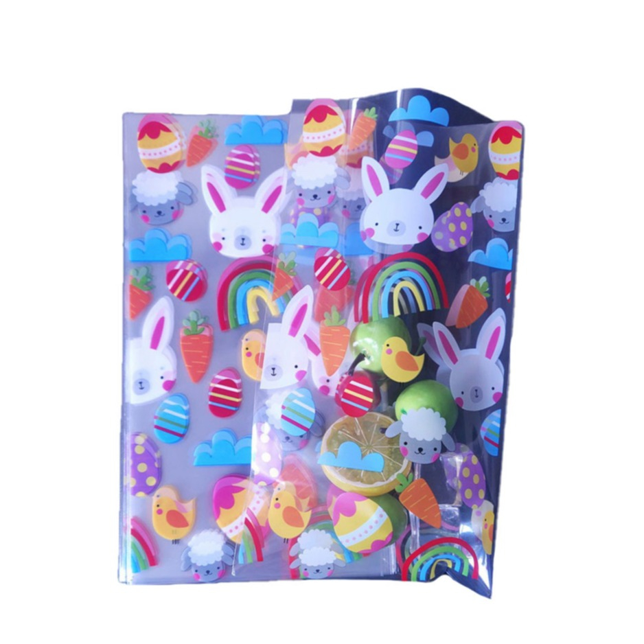 Image of (100er Set) Ostern Cellophan Candy Gift Osternest Beutel - Transparent / Bunt bei Apfelkiste.ch