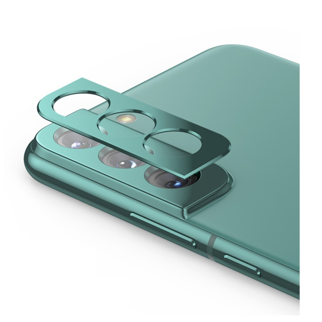Hat Prince Panzerglas für Kamera Aluminium Samsung Galaxy S22 Ultra grün