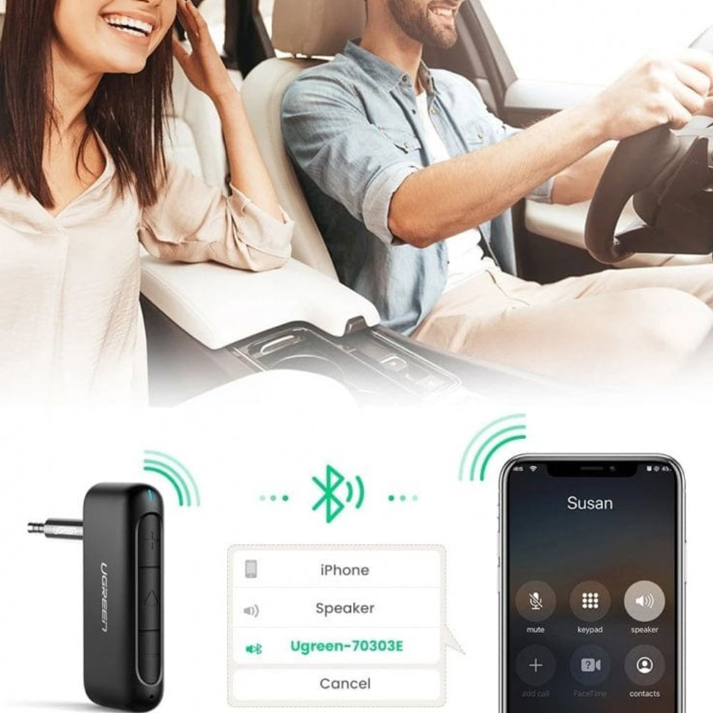 KFZ Bluetooth 5.0 Audio Receiver mit 3.5mm Klinke