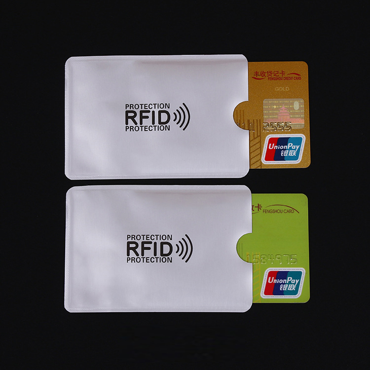 10er Set) RFID Blocker Kreditkarten Schutz Hülle