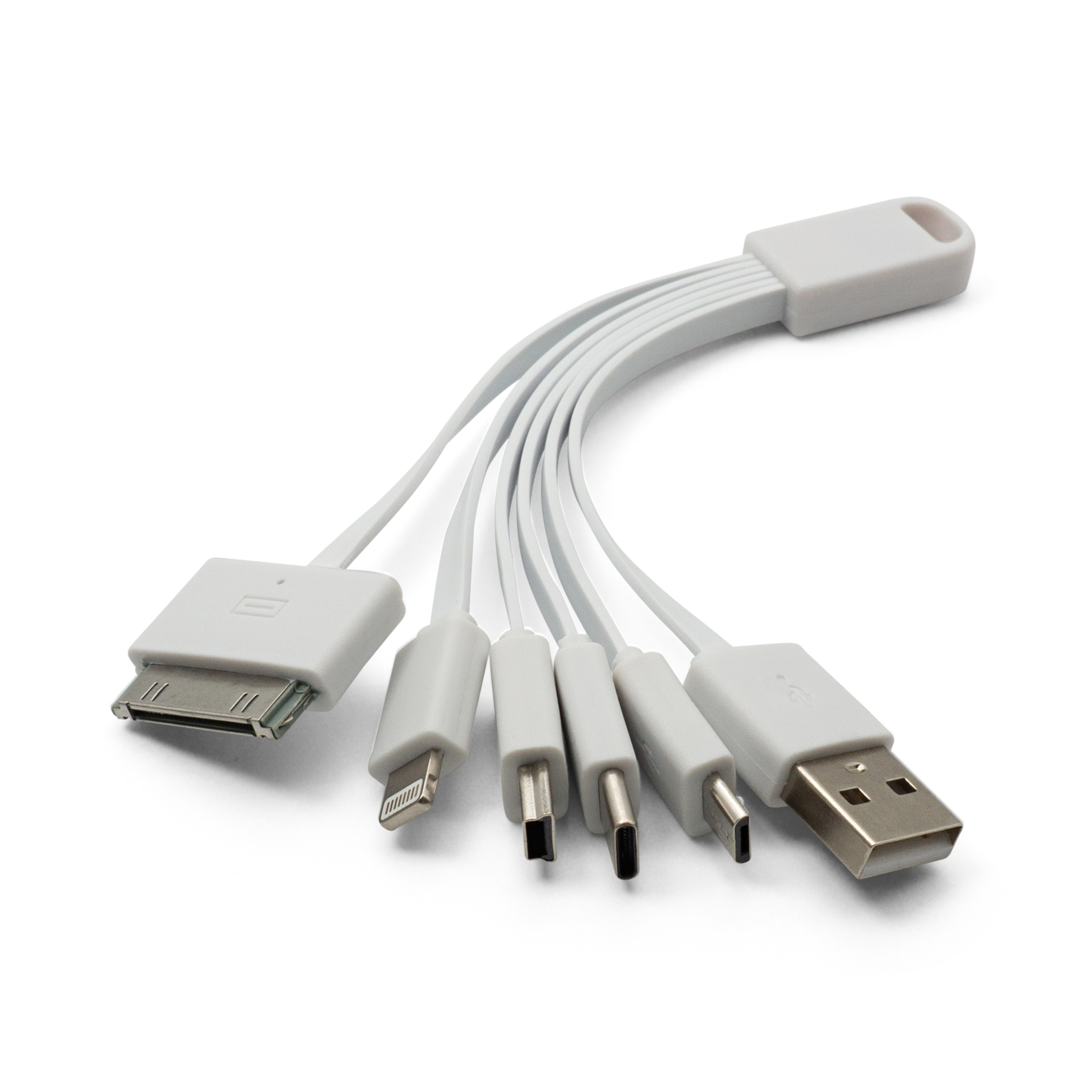 5in1 USB Ladekabel Adapter - Weiss