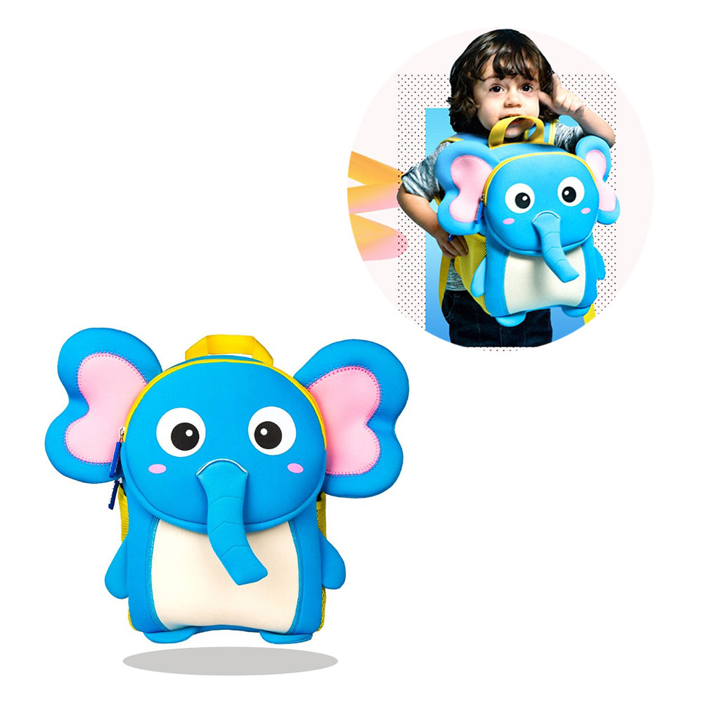 Image of (29x25cm) Kinder Rucksack Elefanten Kita Tasche Mini Backpack - Elephant Harry bei Apfelkiste.ch