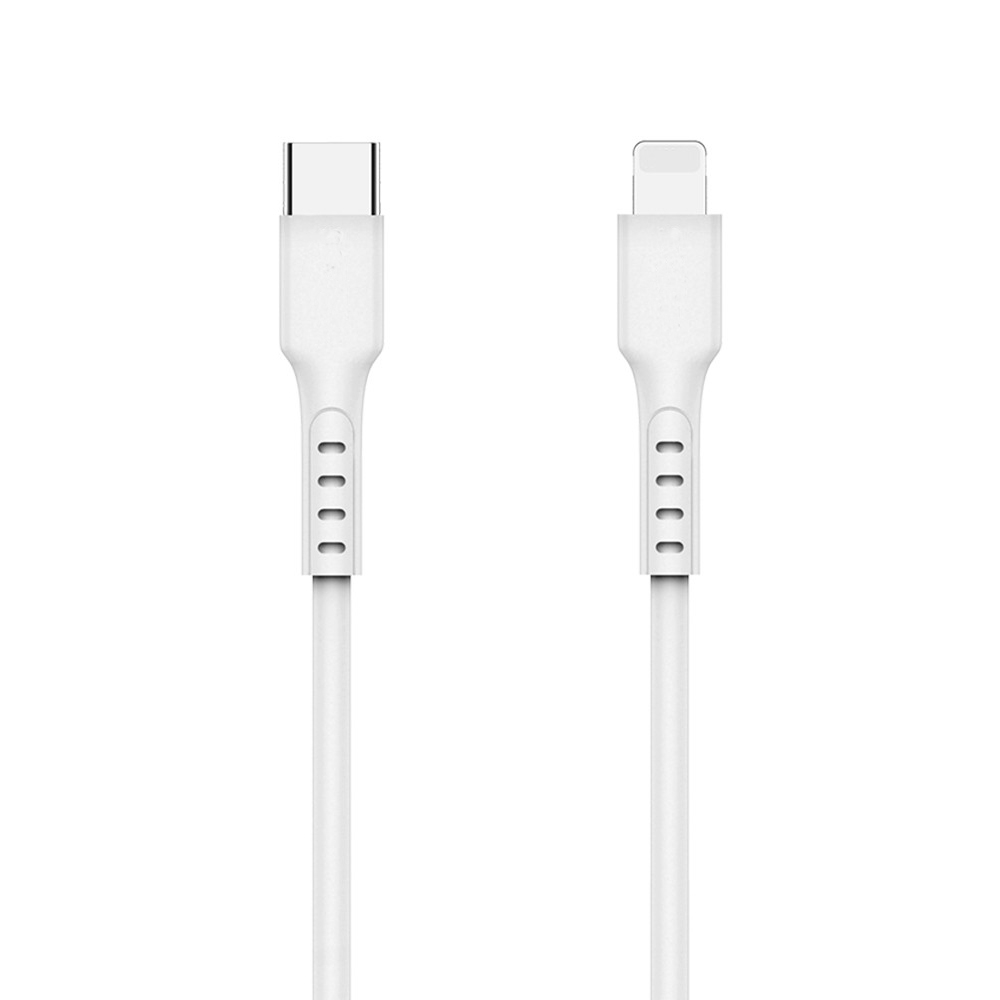 Image of (1m) USB C auf Lightning Schnell Ladekabel Power Delivery Datenkabel - Weiss bei Apfelkiste.ch