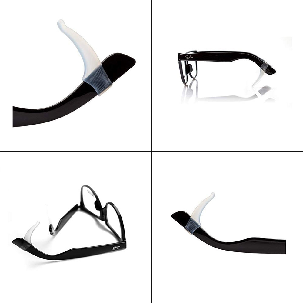Silikon Brillenbügel Haken Brillen Brille Halterung Anti Rutsch Ohrbügel  Halter