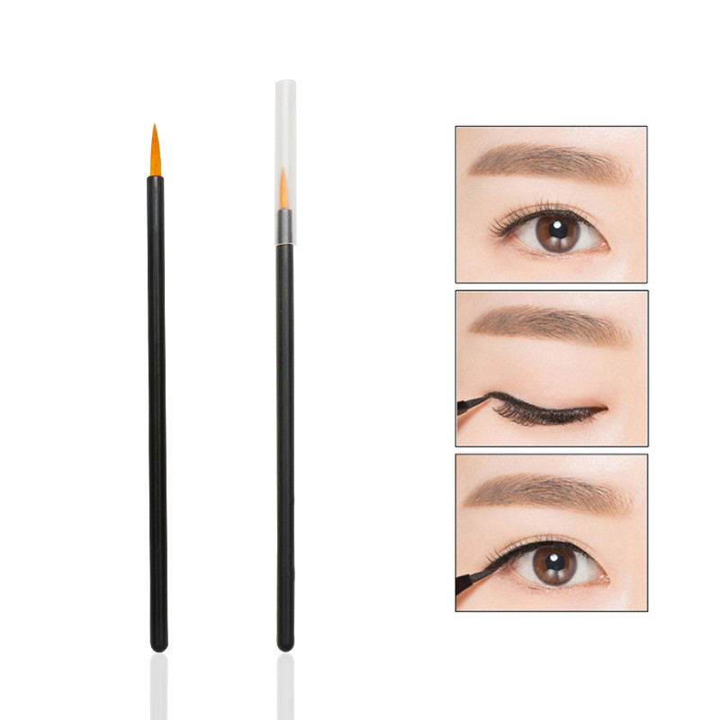 Image of (50er Set) Einweg Eyelinepinsel Kosmetik Lidstrich Applikator - Schwarz bei Apfelkiste.ch