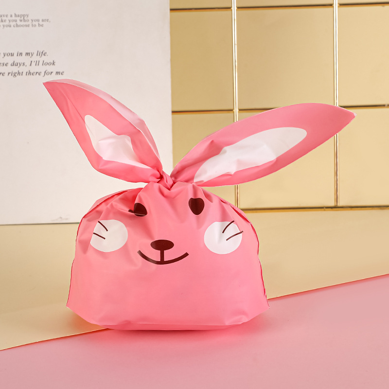 Image of (50er Set) Ostern Papiertüten Candy Gift Osterhase Tasche Osternest - Rosa bei Apfelkiste.ch