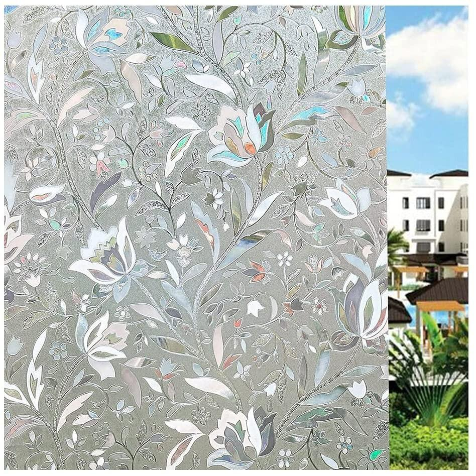 Benutzerdefinierte Größe Fensterfolie 3D-Druck Regenbogen Mosaik Befleckt  Static Cling Matte Sichtschutz Glas Aufkleber Für Fenster Tür Wohnkultur -  .de