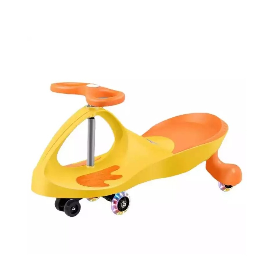 Image of (70x26cm) Kinder Twist Car Spielzeug Rutschauto - Gelb bei Apfelkiste.ch