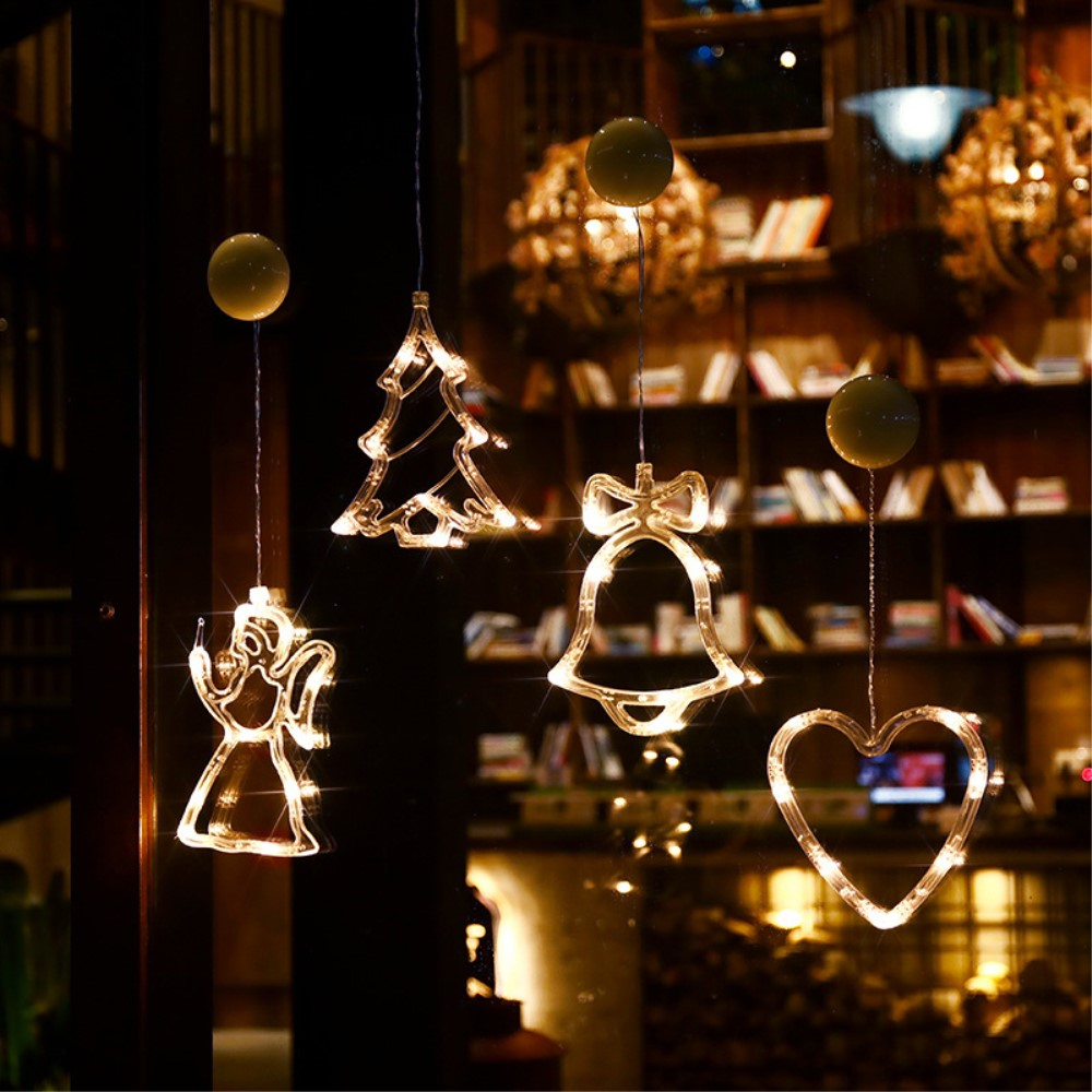 19x15cm) Weihnachts LED Licht Glocke Deko Warmweiss