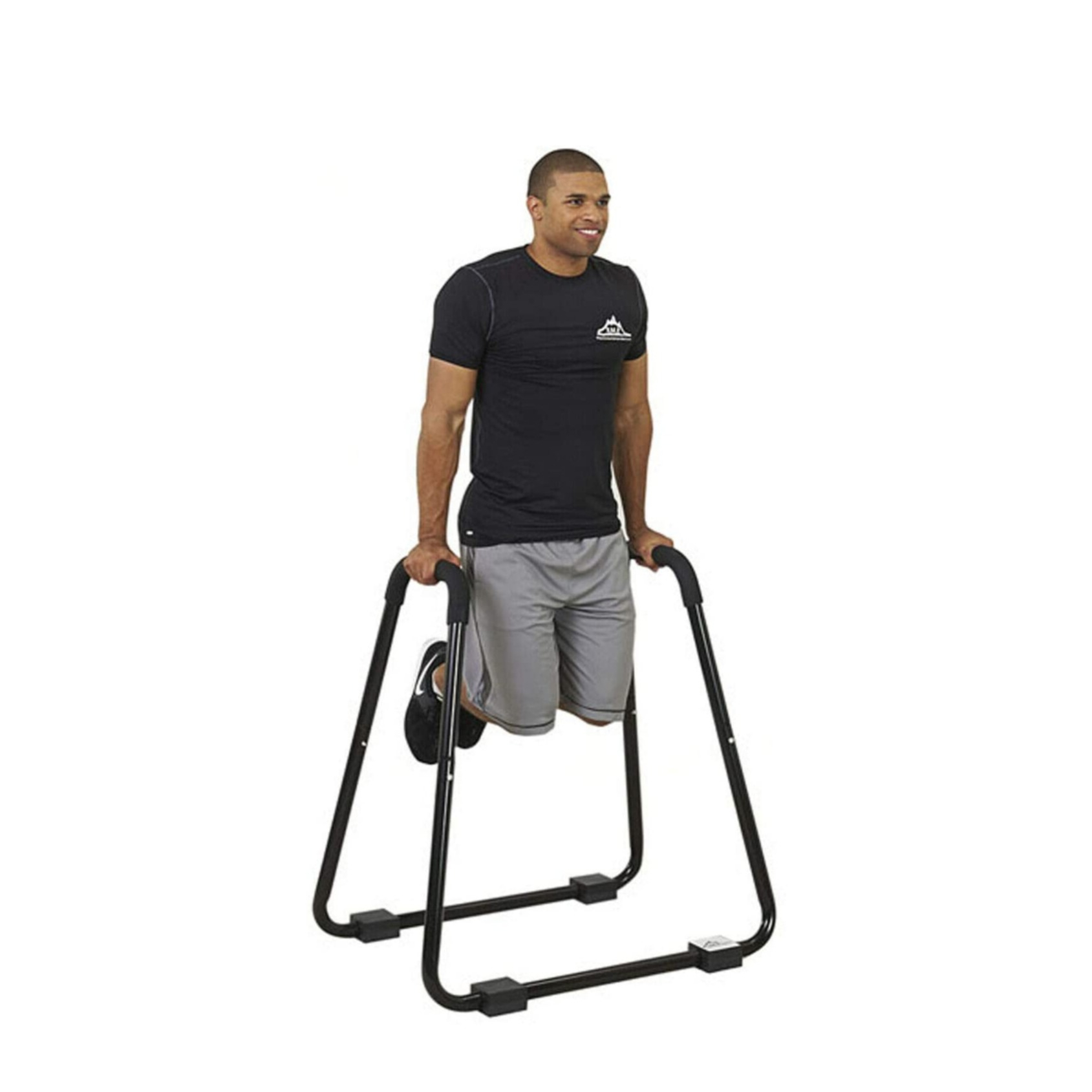 Image of Dip Ständer Arm Trainings Gerät Push Up Stand Gym Krafttraining Home Workout - Schwarz bei Apfelkiste.ch