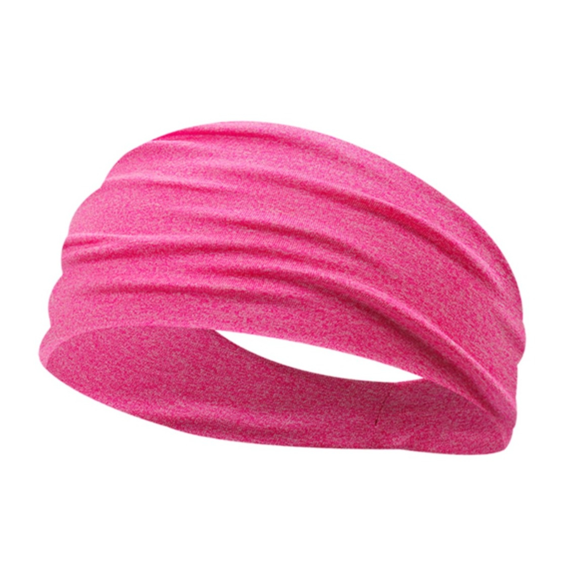 Image of Atmungsaktives Yoga Schweissband Elastisches Sport Bandana (One-Size) - Pink bei Apfelkiste.ch