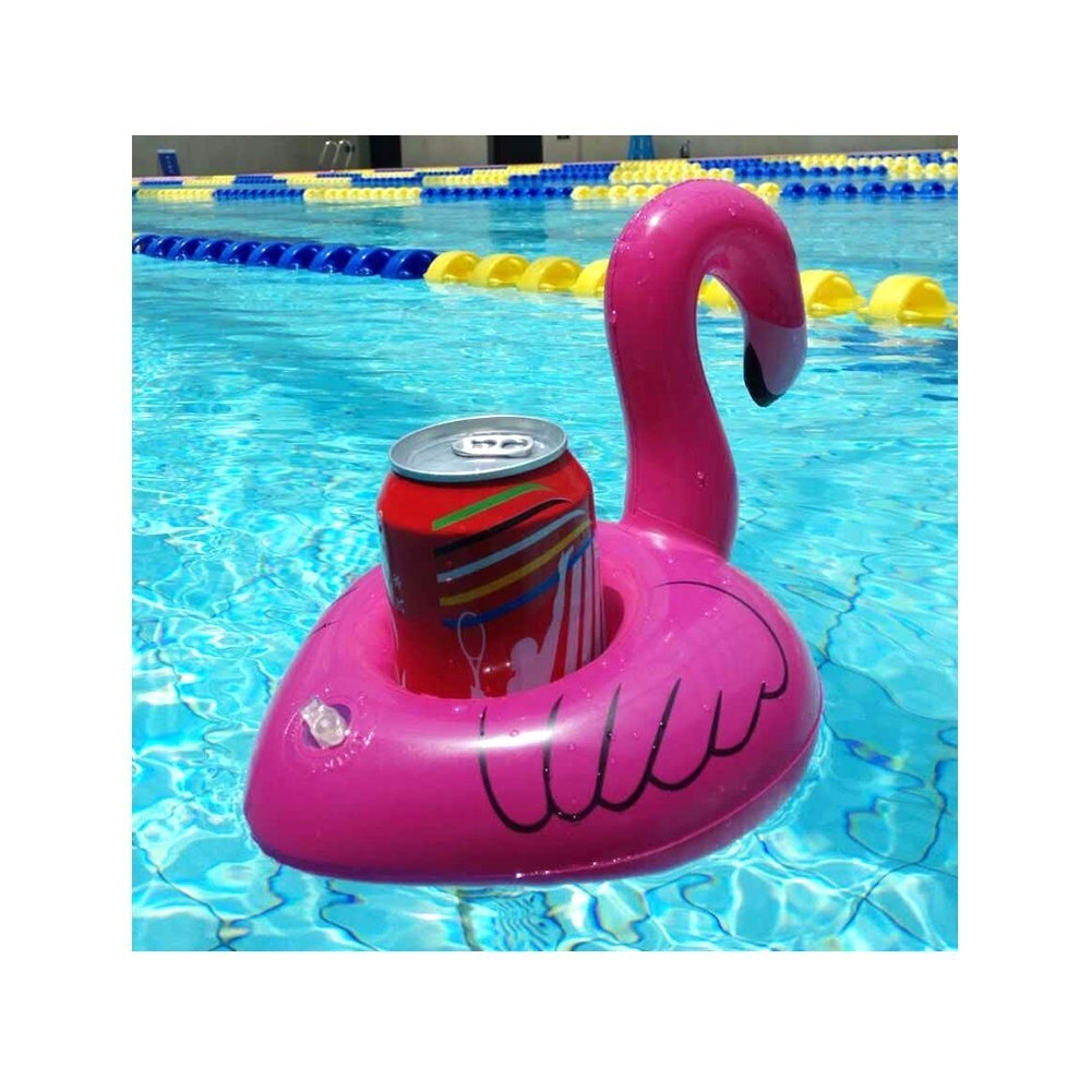 Aufblasbarer Getränke Becherhalter Flamingo