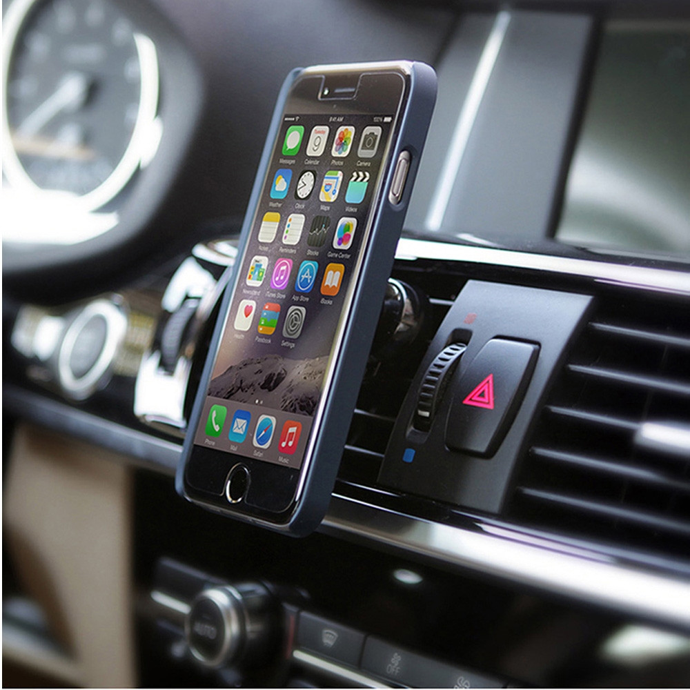 iMoshion Handyhalterung für das Auto für das iPhone 12 Mini - Verstellbar –  Universell - Lüftungsgitter - Schwarz