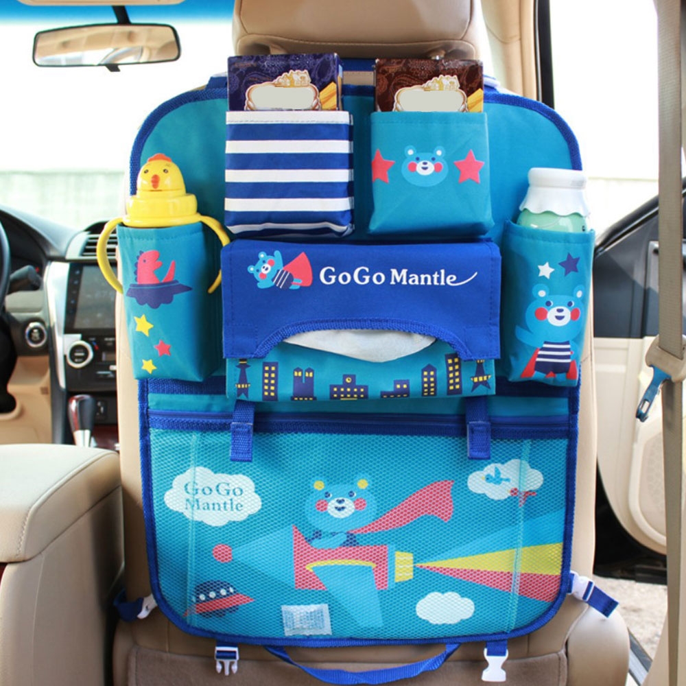Helteko Auto Rücksitz Organizer für Kinder, Auto