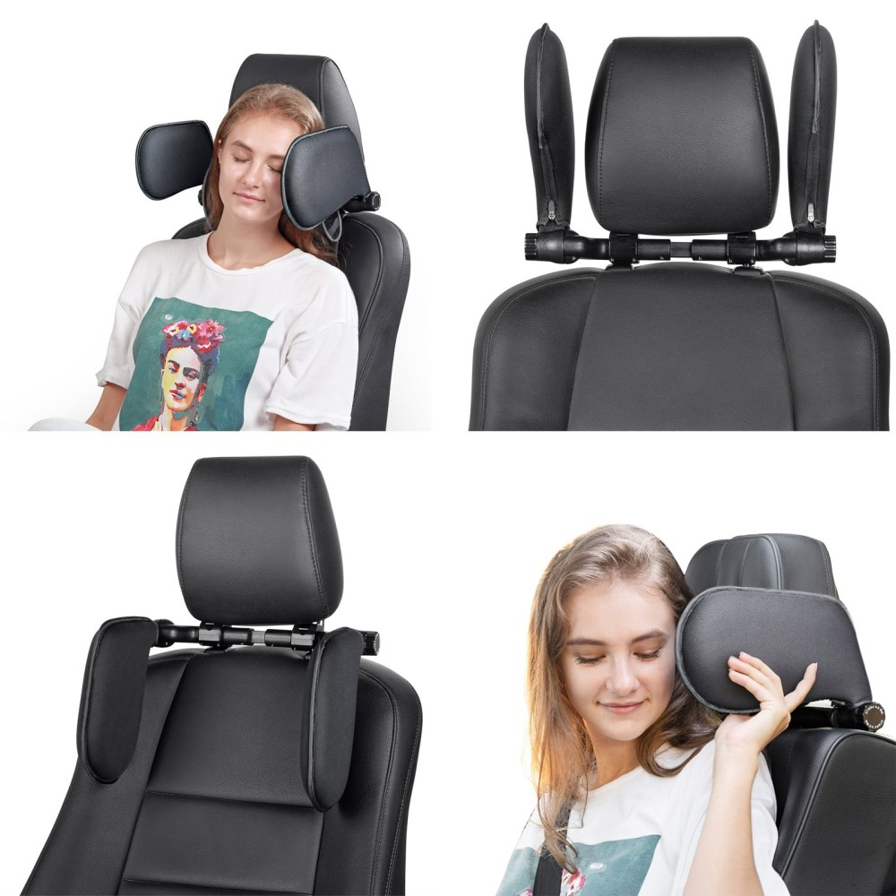 Auto Kopfstütze für Kinder Erwachsene, Kissen Nackenstütze Autositz  verstellbar (Carbon