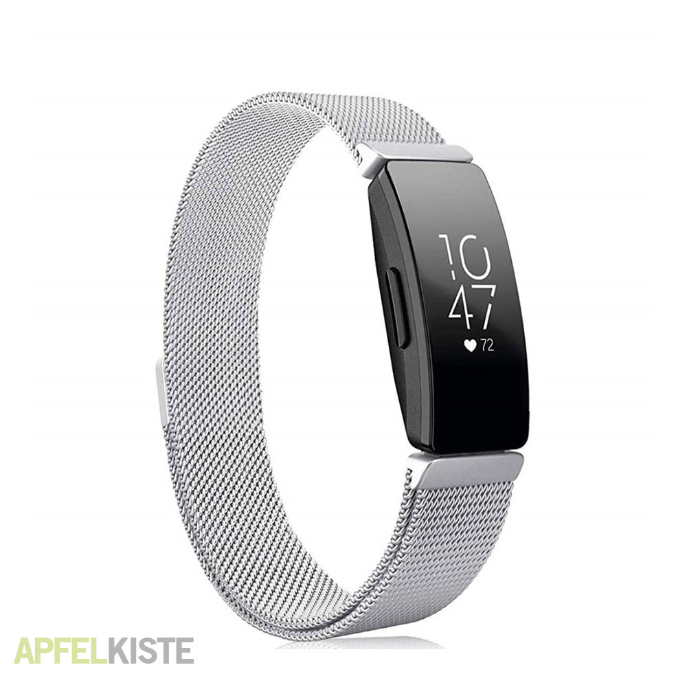 Fitbit Inspire 2 Inspire HR Milanaise Armband Silber