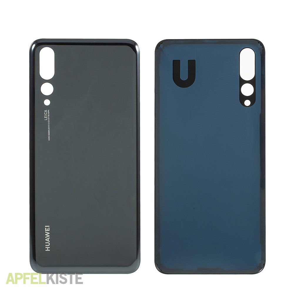 Huawei P20 Pro Backcover Rückseite Kleber Schwarz