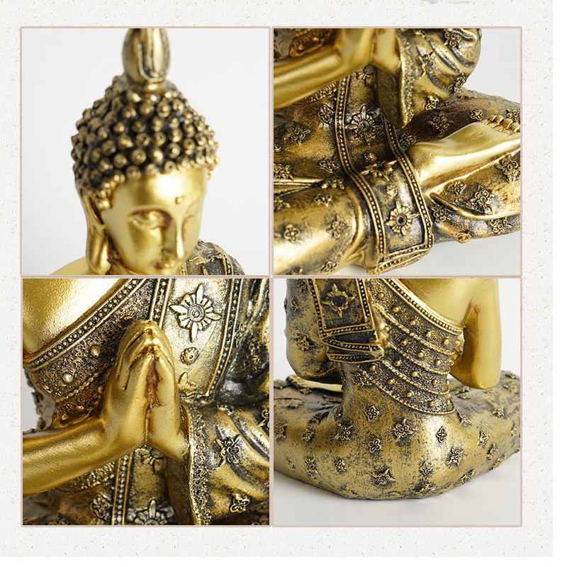 13x20cm) Deko Home Accessoire Statue Buddha Mini