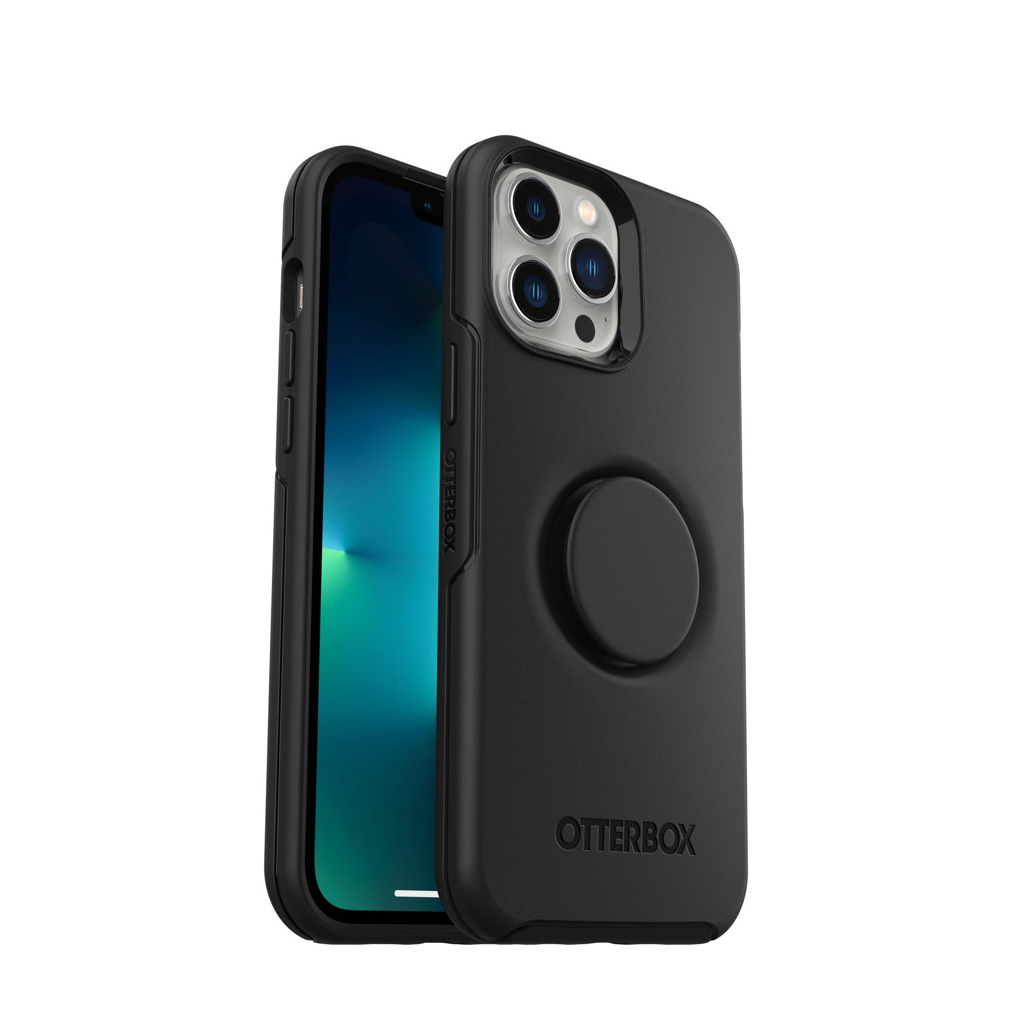 Image of Otterbox - iPhone 13 Pro Max / iPhone 12 Pro Max Hybrid Hülle Pop Symmetry Series (77-84497) - Schwarz bei Apfelkiste.ch