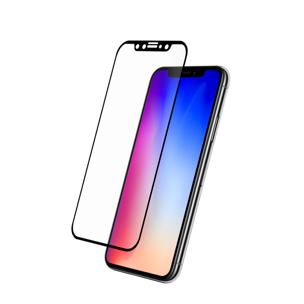 Image of Eiger - iPhone 11 Pro / iPhone Xs / X 3D Glas Display Case Friendly mit Rahmen (EGSP00524) - Schwarz bei Apfelkiste.ch