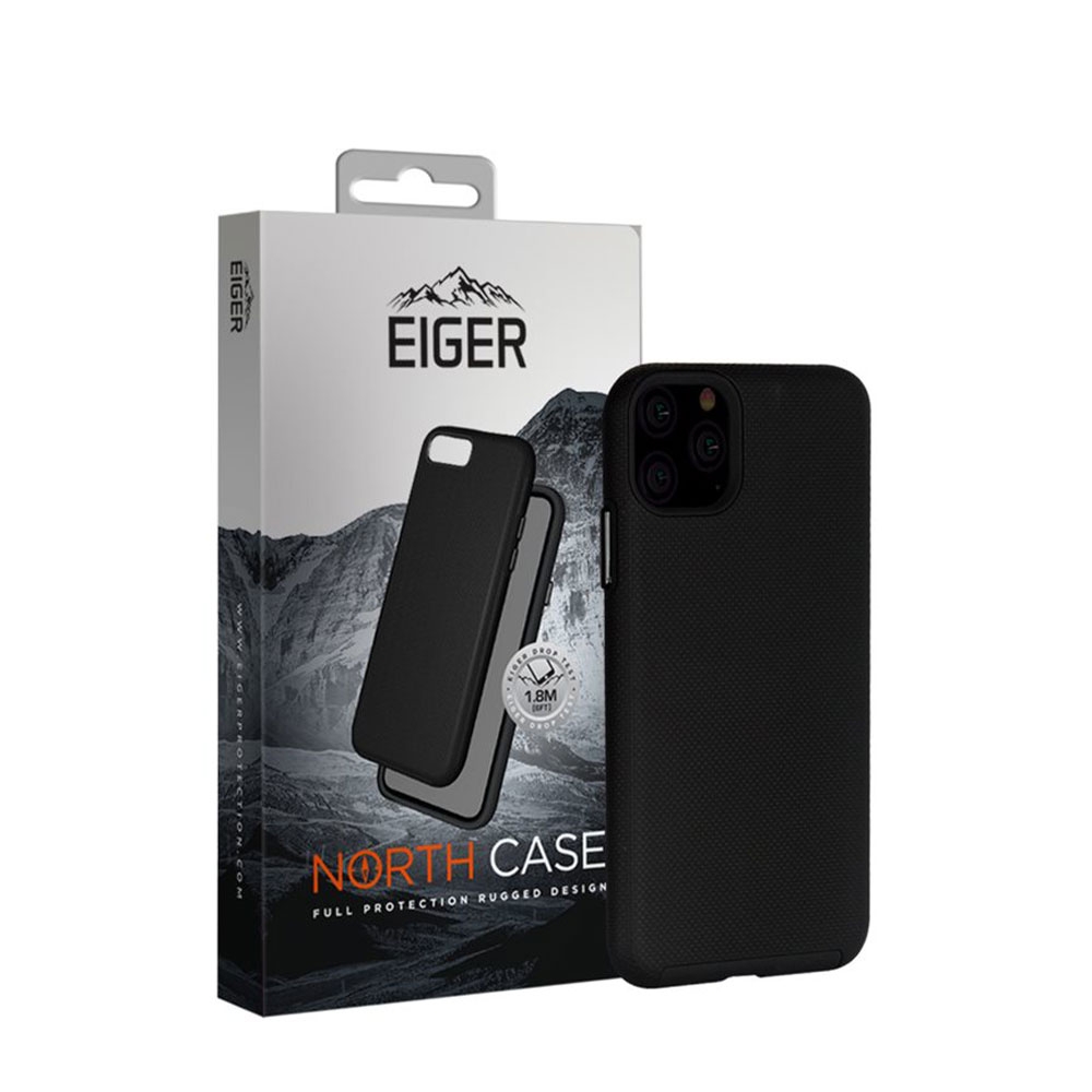 Image of Eiger - iPhone 11 Pro Max North Case Premium Hybrid Schutzhülle (EGCA00150) - Schwarz bei Apfelkiste.ch