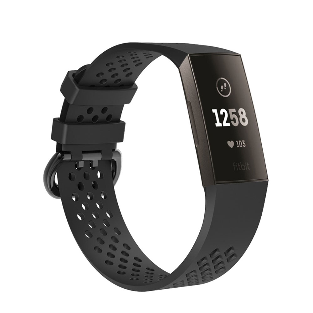 Fitbit Charge 4 3 Schwarz Silikon Armband Sport 