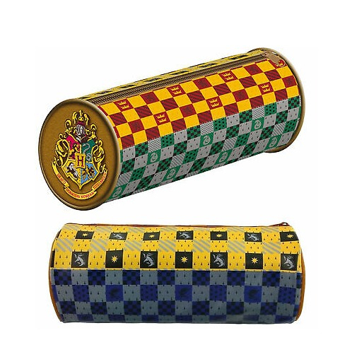 Image of Harry Potter - Etui Hogwarts Hauswappen Federmäppchen Stifte Organizer - Kariert bei Apfelkiste.ch