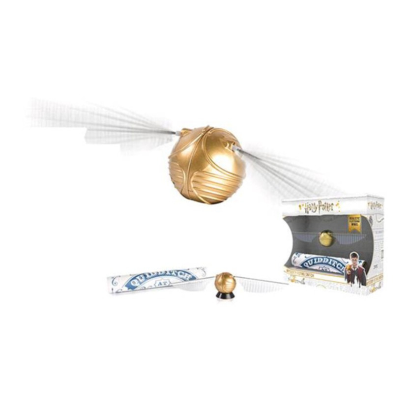 Image of Harry Potter - Quidditch Schnatz Zaubertrick Mystery Flying Snitch Spielzeug + Plakat (inkl. 2x LR44 Batterien) - Gold bei Apfelkiste.ch