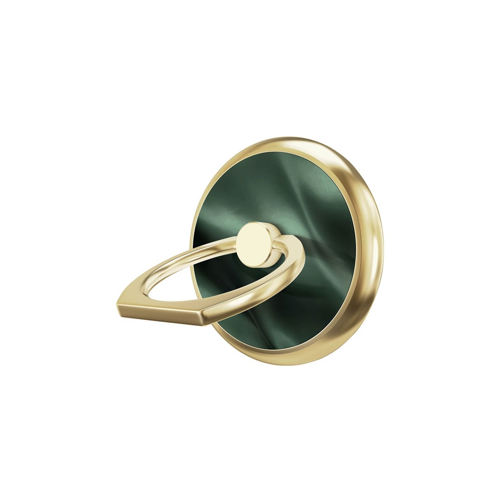 Image of iDeal of Sweden - Magnetische Finger Griff Ring Halterung 360° Grad für Smartphones + Magneteinlage (IDMRM-154) - Emerald Satin bei Apfelkiste.ch