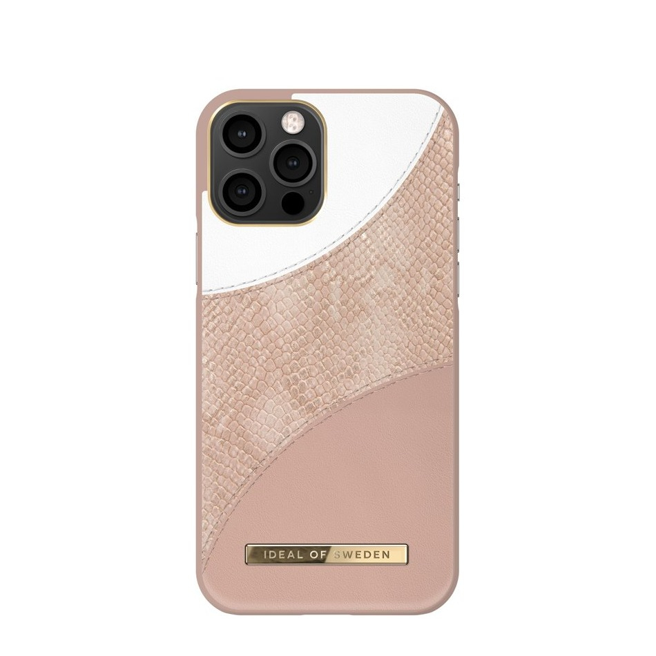 Image of iDeal of Sweden - iPhone 12 / iPhone 12 Pro Hardcase Hülle Atelier Case (IDACSS21-I2061-269) - Blush Pink Snake bei Apfelkiste.ch