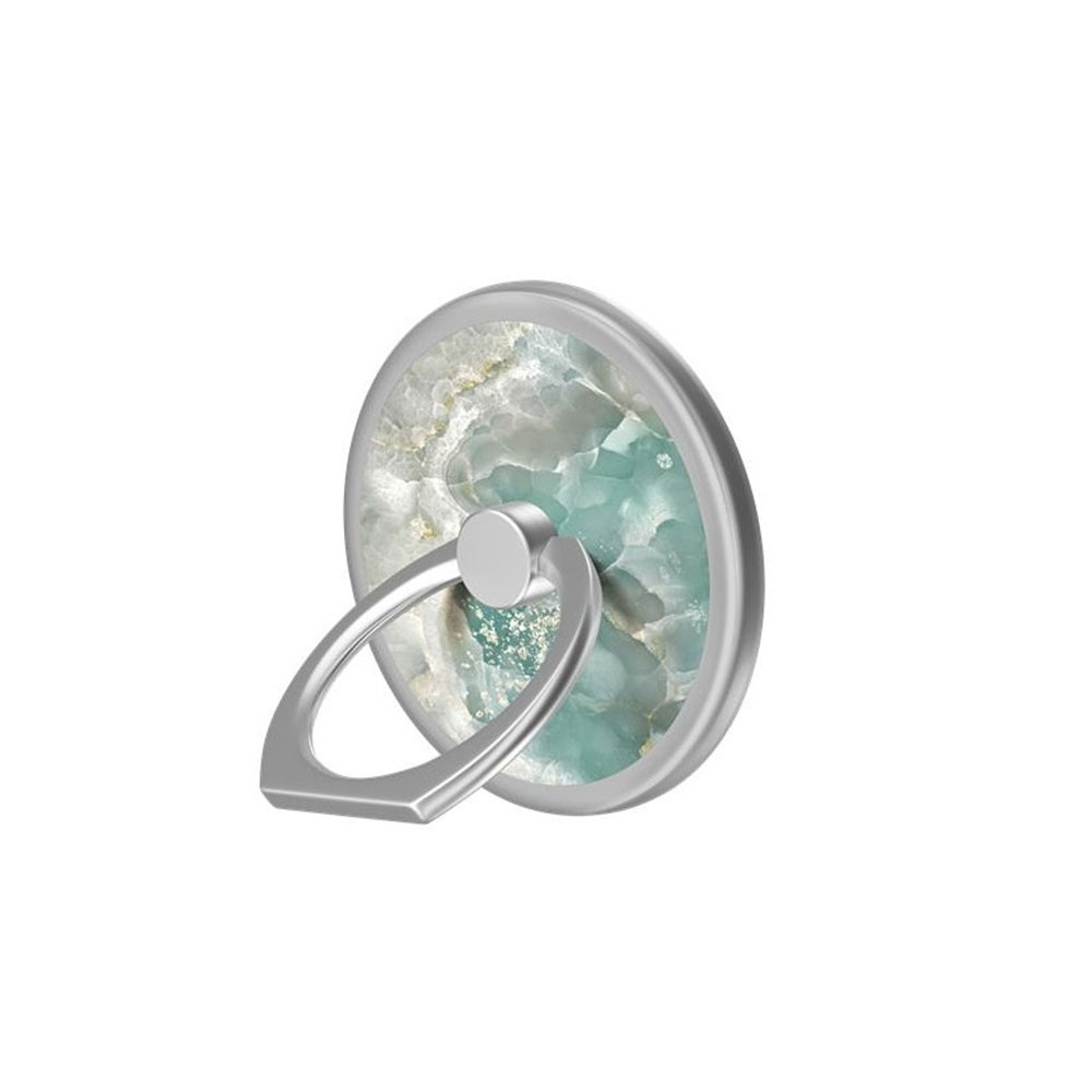 Image of iDeal of Sweden - Magnetische Finger Griff Ring Halterung 360 Grad für Smartphones + Magneteinlage (IDMRMSS22-391) - Azura Marble bei Apfelkiste.ch