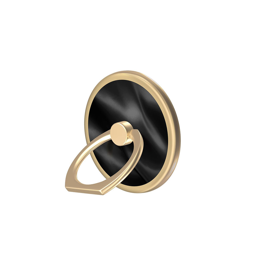 Image of iDeal of Sweden - Magnetische Finger Griff Ring Halterung 360 Grad für Smartphones + Magneteinlage (IDMRMSS21-312) - Black Satin bei Apfelkiste.ch