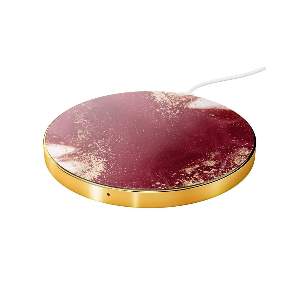 Image of iDeal of Sweden - Qi Induktionsladegerät Wireless Ladestation 10W (IDFQI-149) - Golden Burgundy Marble bei Apfelkiste.ch