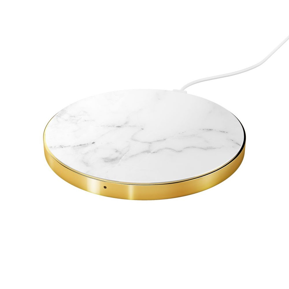 Image of iDeal of Sweden - Qi Induktionsladegerät Wireless Ladestation 10W (IDFQI-22) - White Marble bei Apfelkiste.ch