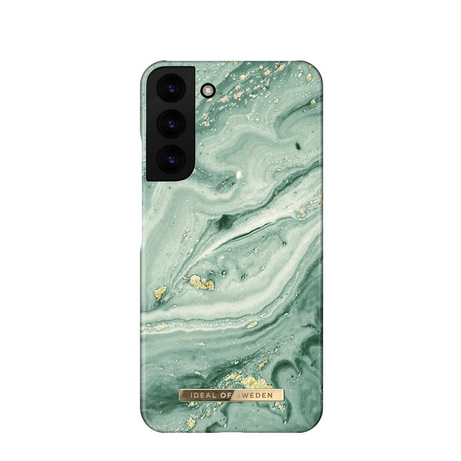 Image of iDeal of Sweden - Samsung Galaxy S22+ Plus 5G Hardcase Hülle (IDFCSS21-S22P-258) - Mint Swirl Marble bei Apfelkiste.ch