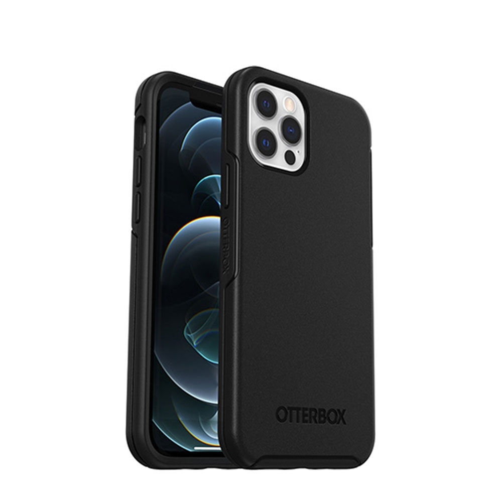 Image of Otterbox - iPhone 12 Pro Max Antibakterielle Outdoor Case Hülle mit MagSafe Symmetry+ Series (77-80139) - Schwarz bei Apfelkiste.ch