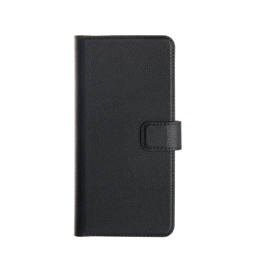 Image of XQISIT - iPhone 12 / iPhone 12 Pro Antibakterielle Slim Wallet Case Leder Tasche - Schwarz bei Apfelkiste.ch