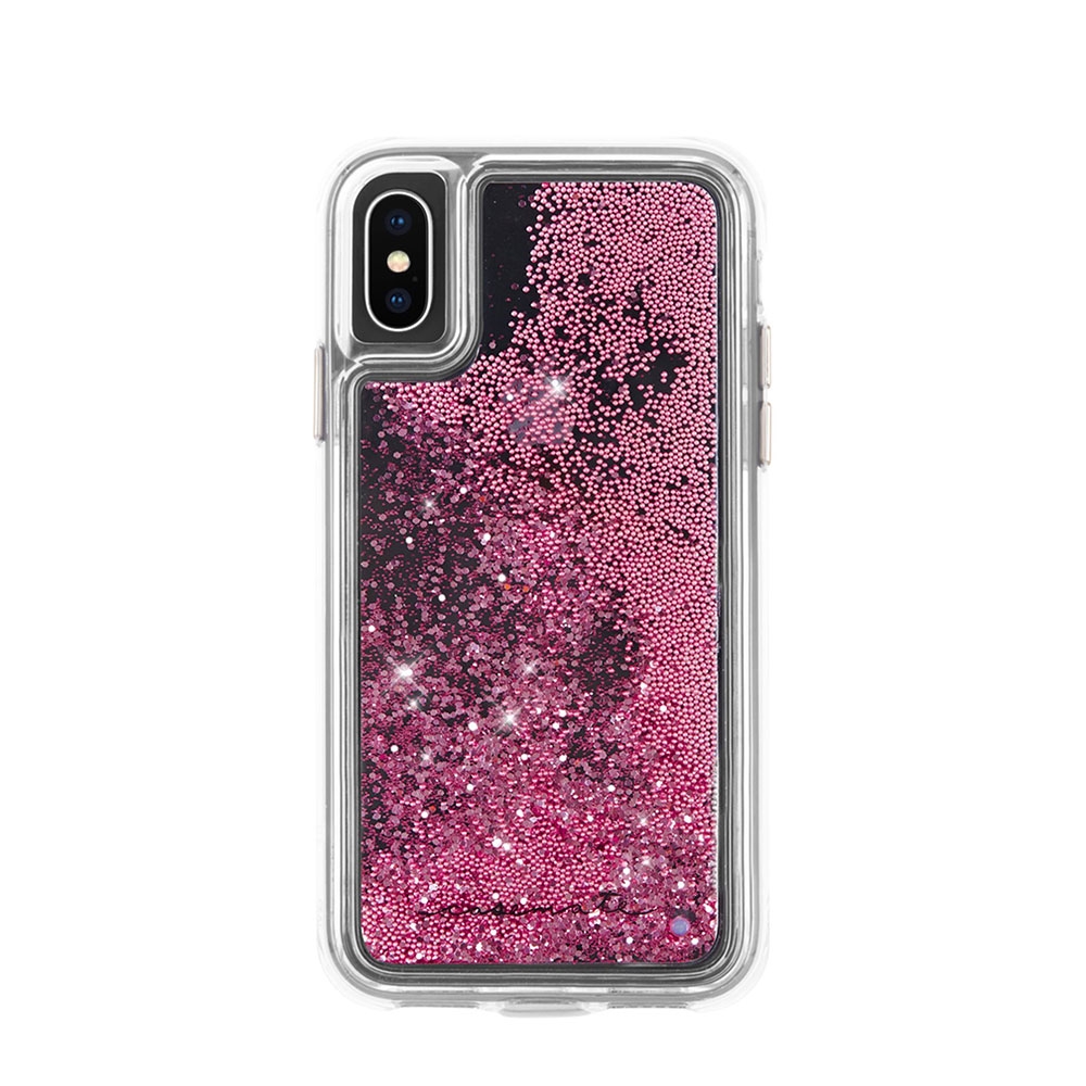 Image of Case Mate - iPhone Xs / X Hardcase Hülle Naked Tough Waterfall (CM037708) - Transparent / Rosa bei Apfelkiste.ch