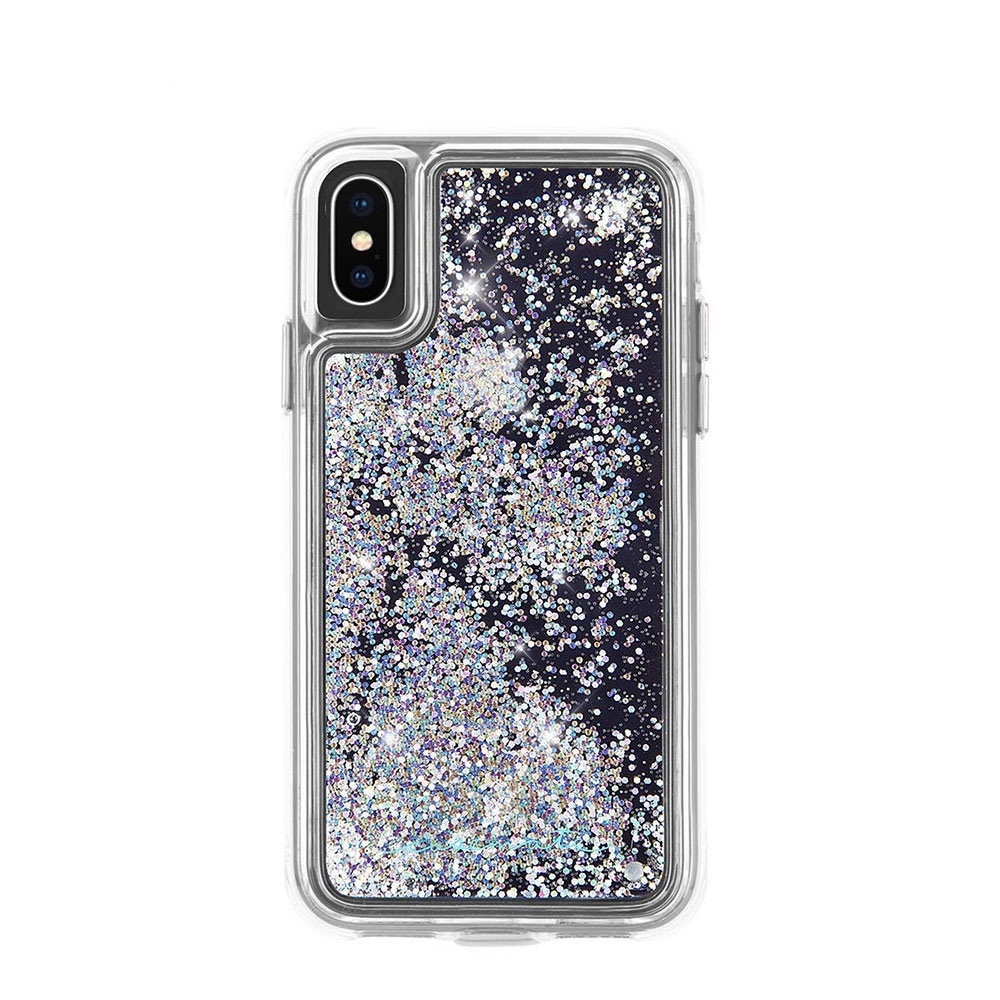 Image of Case Mate - iPhone Xs / X Hardcase Hülle Naked Tough Waterfall (CM36262) - Transparent / Silber bei Apfelkiste.ch