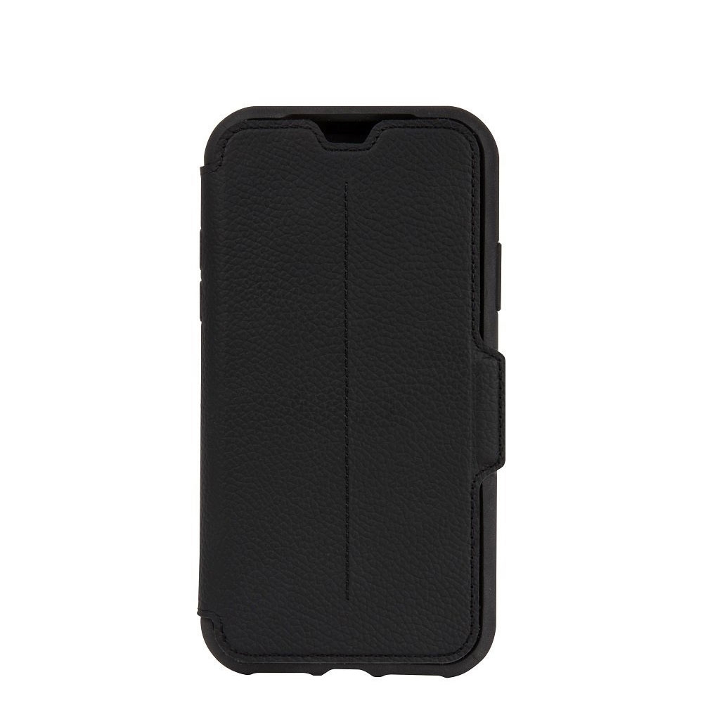 Image of Otterbox - iPhone Xs / X Echtleder Tasche Strada Series (77-59630) - Schwarz bei Apfelkiste.ch