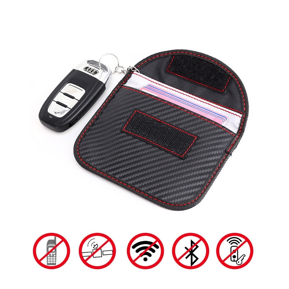 KEYLESS GO SCHUTZ Autoschlüssel Etui Tasche RFID Signal Blocker Schlüssel  Hülle EUR 15,55 - PicClick DE