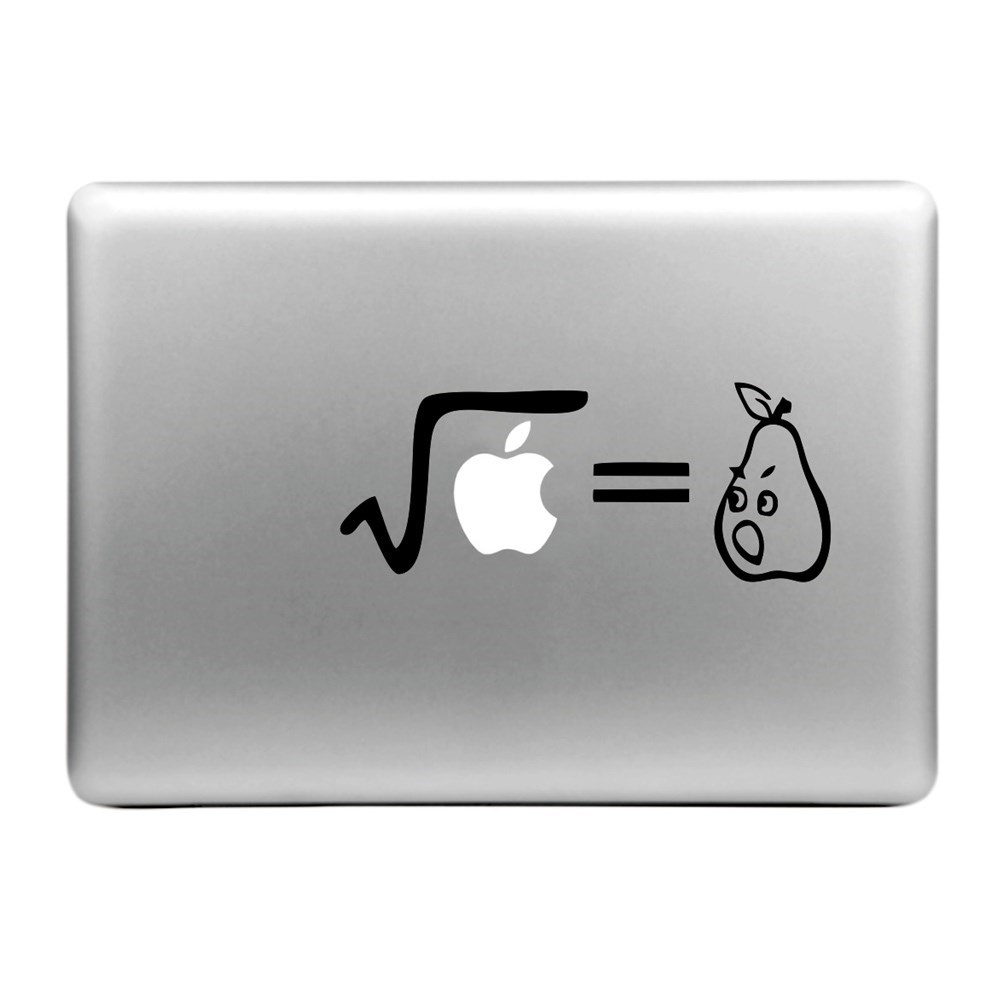 MacBook Pro / Air 13-15 Sticker Abziehbild Birne
