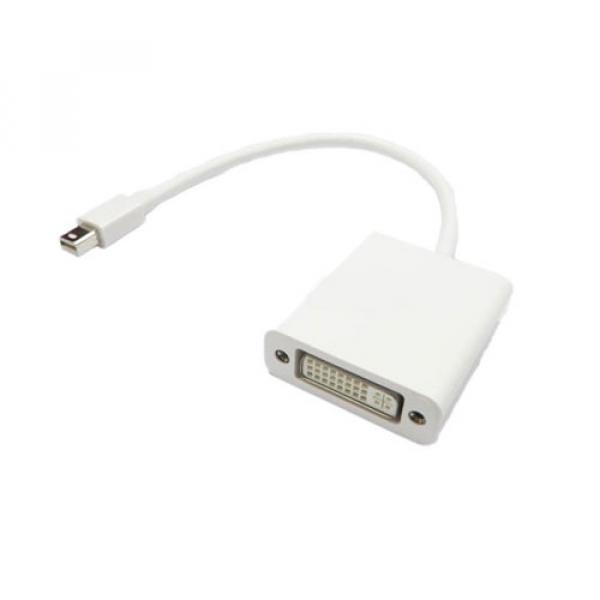 Image of (15cm) Mini Displayport MDP Thunderbolt to DVI Adapter - Weiss bei Apfelkiste.ch