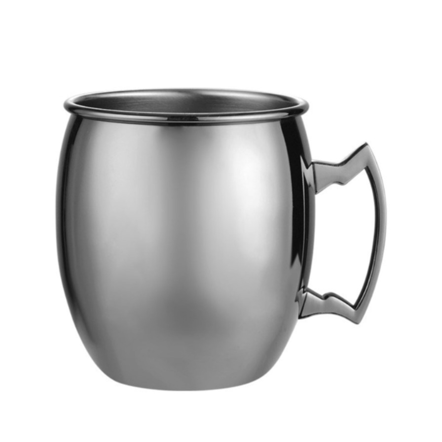 Image of Moscow Mule Kupfer Tasse Wiederverwendbarer Kaffee Becher Tee Cup - Anthrazit bei Apfelkiste.ch