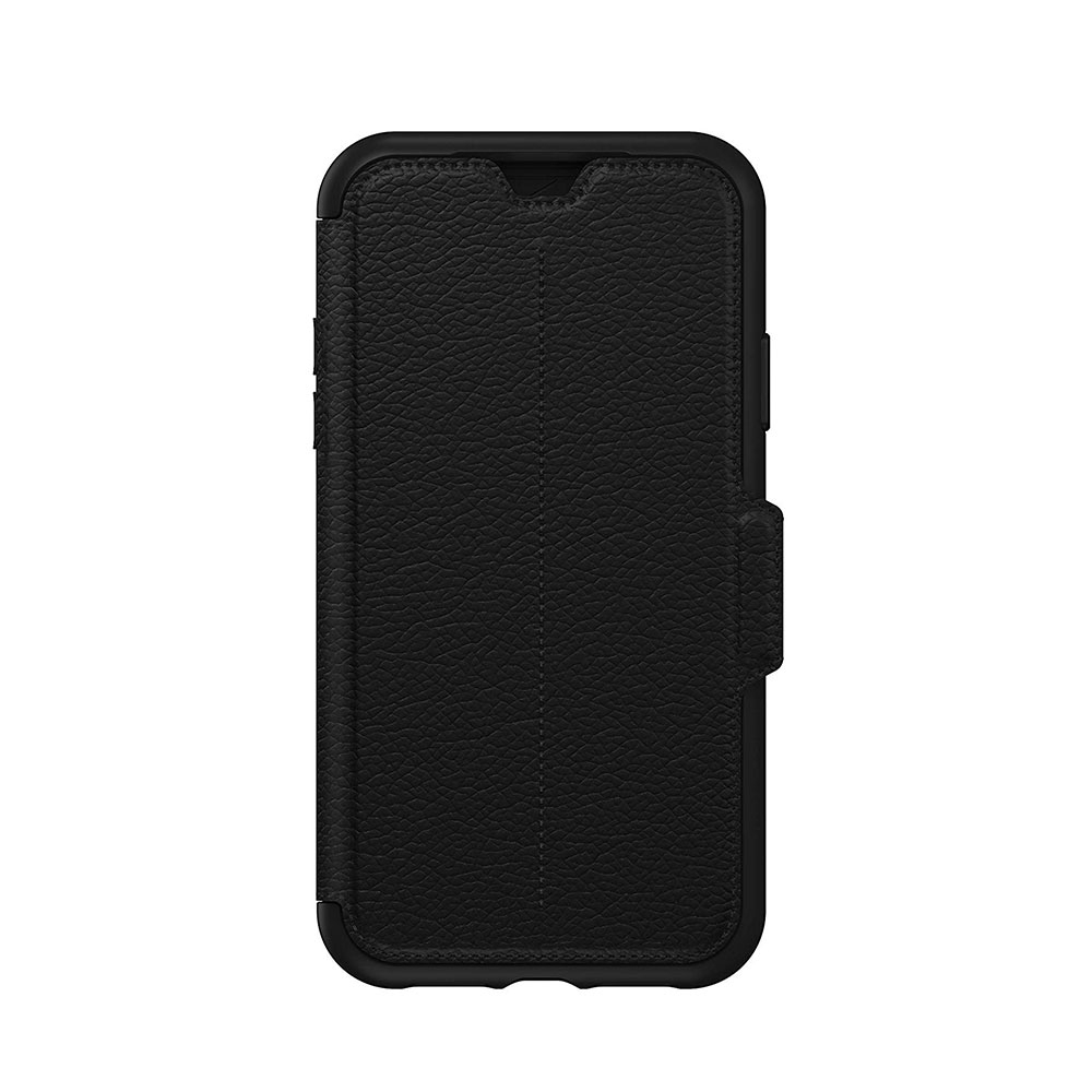 Image of Otterbox - iPhone Xr Echtleder Tasche Strada Series (77-59922) - Schwarz bei Apfelkiste.ch