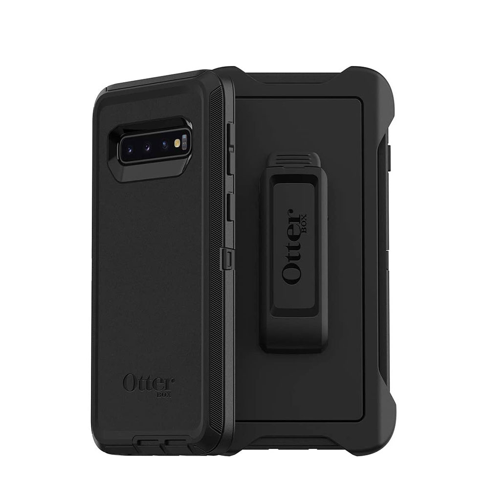 Image of Otterbox - Samsung Galaxy S10 Outdoor Schutz Hülle Defender Series + Holster (77-61282) - Schwarz bei Apfelkiste.ch