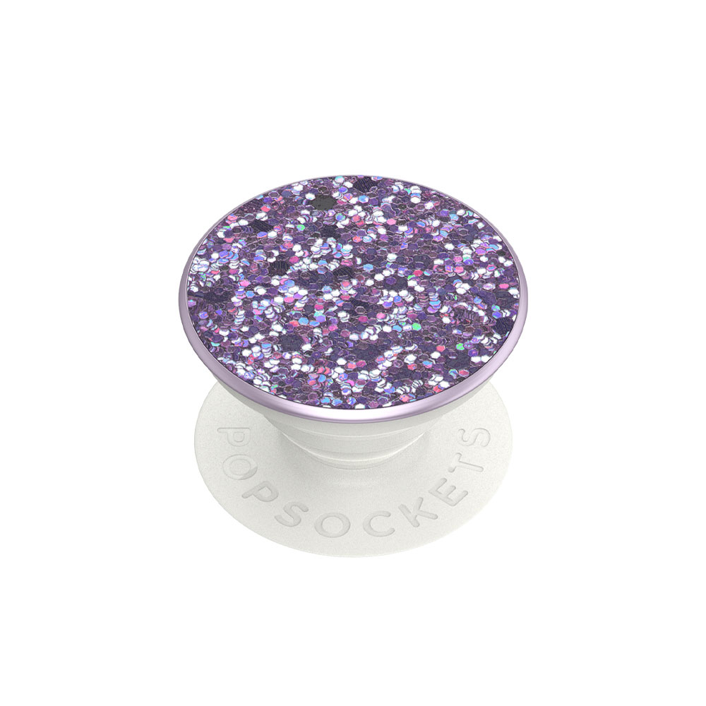 Image of PopSockets - PopGrip Finger Griff Halterung (Austauschbarer Top) für Smartphones / Tablets (803193) - Sparkle Lavender bei Apfelkiste.ch