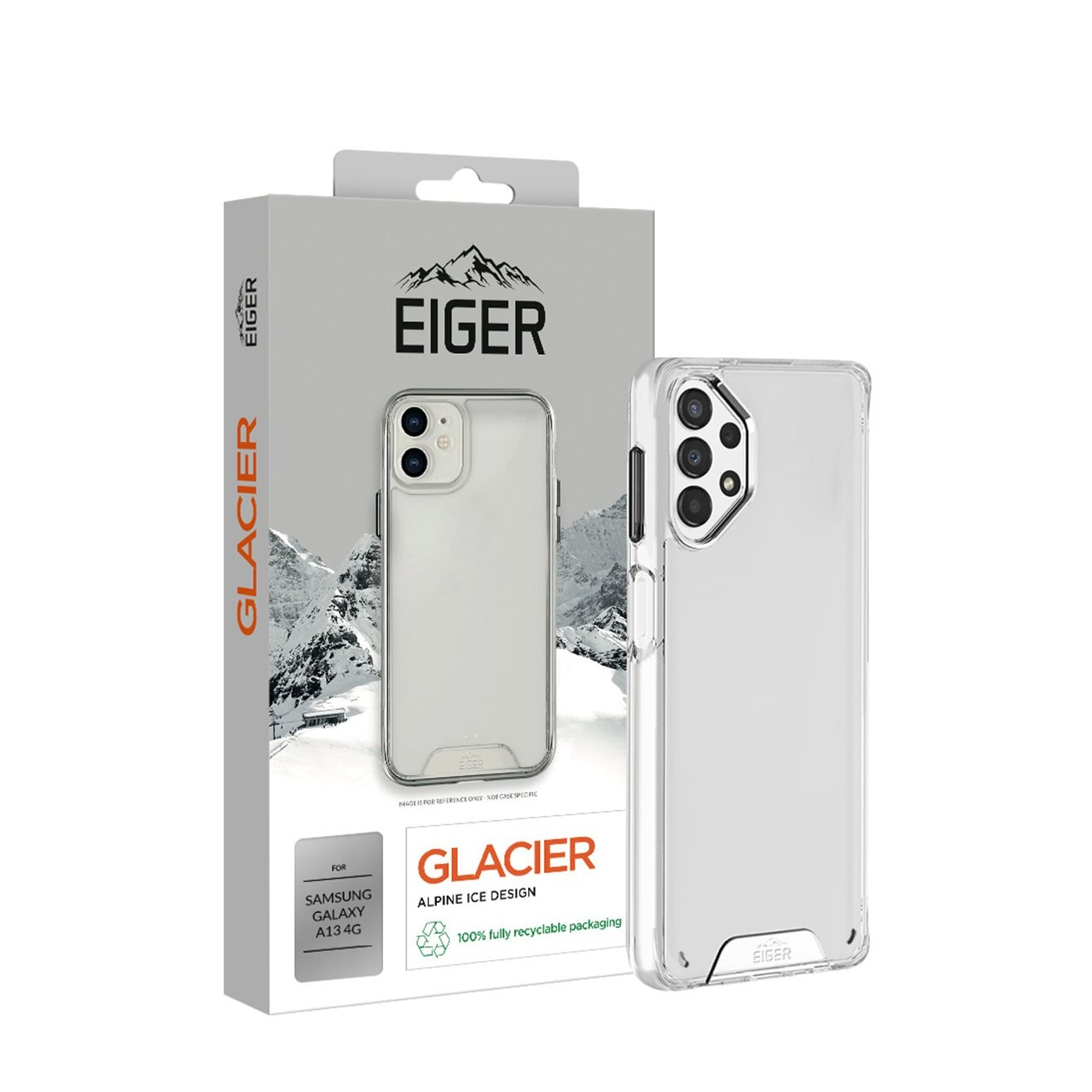 Image of Eiger - Samsung Galaxy A13 Glacier Case Hybrid Schutzhülle (EGCA00367) - Transparent bei Apfelkiste.ch