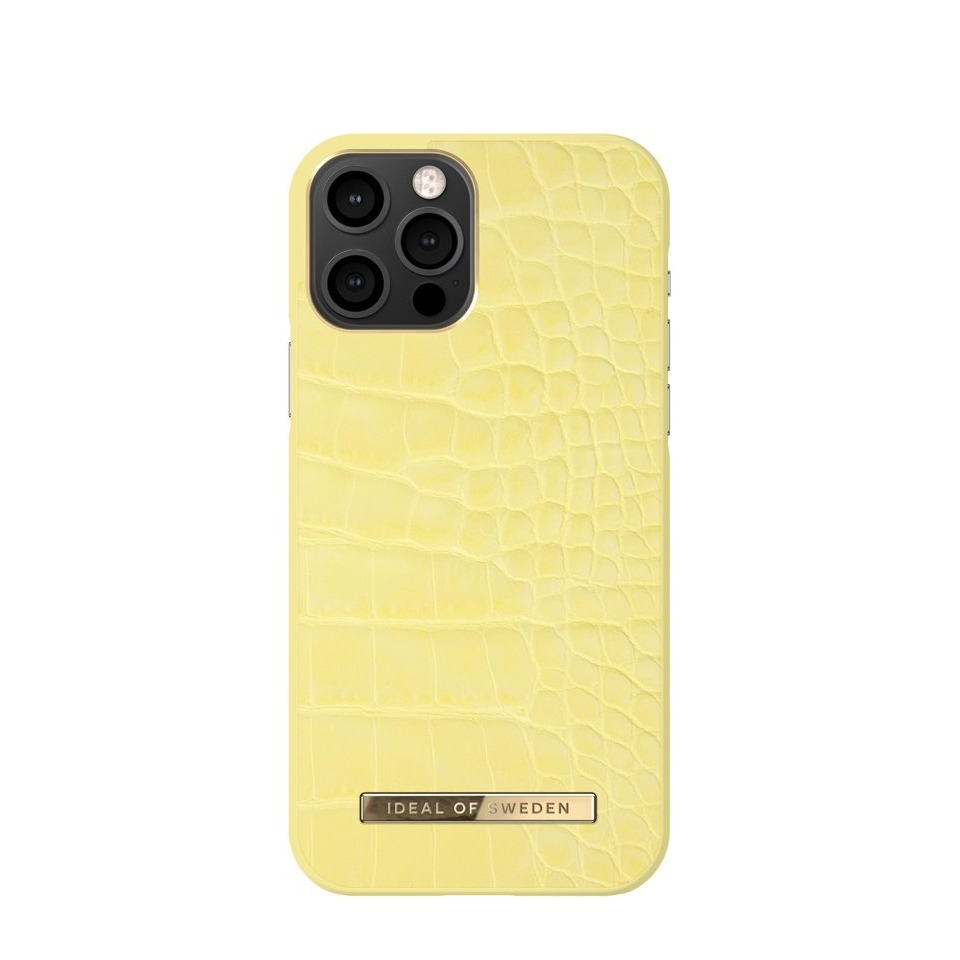 Image of iDeal of Sweden - iPhone 12 / iPhone 12 Pro Hardcase Hülle Atelier Case (IDACSS21-I2061-263) - Lemon Croco bei Apfelkiste.ch