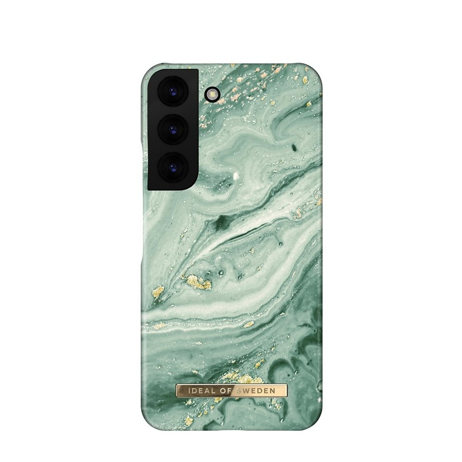 Image of iDeal of Sweden - Samsung Galaxy S22 5G Hardcase Hülle (IDFCSS21-S22-258) - Mint Swirl Marble bei Apfelkiste.ch